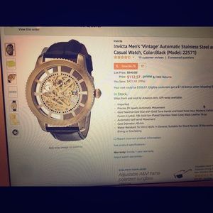 Never worn Invicta Men’s Automatic Stainless Steel